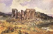 Karl Briullov The Temple of Apollo Epkourios at Phigalia china oil painting artist